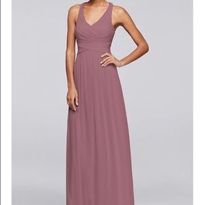 David’s Bridal quartz bridesmaid dress